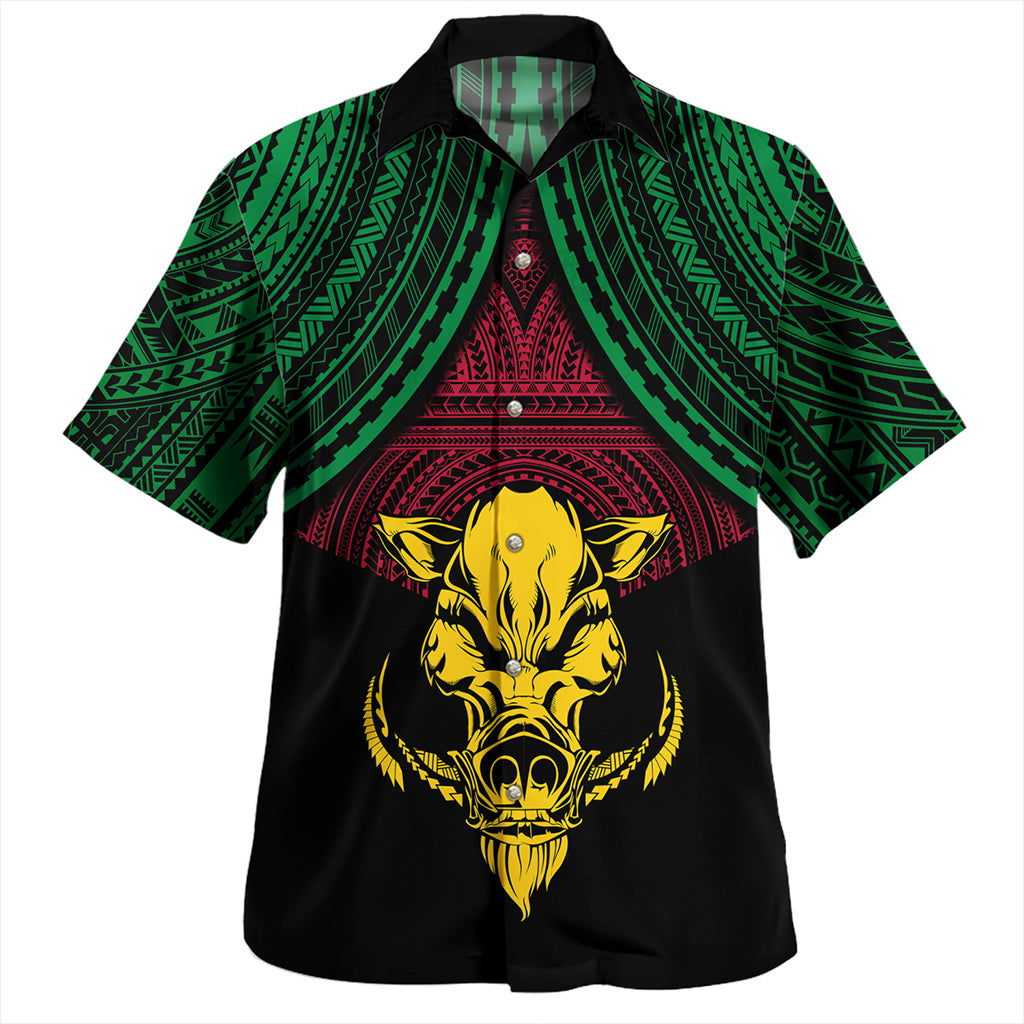 Fiji Hawaiian Shirt Bula Pattern Circle