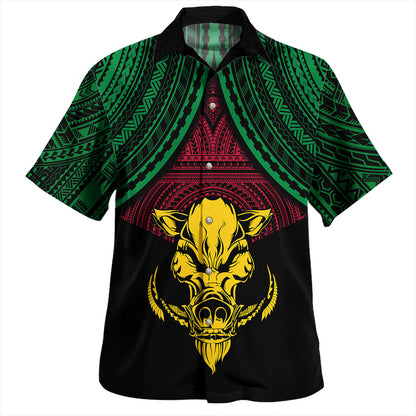 Fiji Hawaiian Shirt Bula Pattern Circle