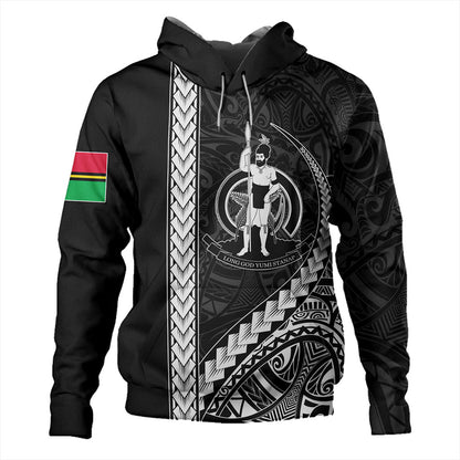 Vanuatu Hoodie Tribal Melanesian Coat Of Arms