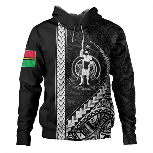 Vanuatu Hoodie Tribal Melanesian Coat Of Arms
