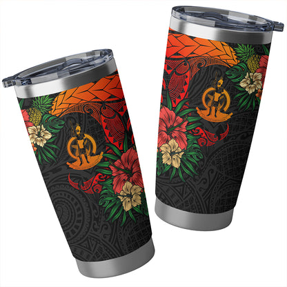 Vanuatu Tumbler Polynesian Tropical Coat Of Arms