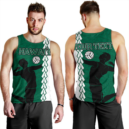 Hawaii Tank Top Custom Men Volleyball Polynesia Tattoo