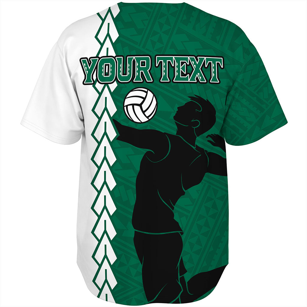Hawaii Baseball Shirt Custom Men Volleyball Polynesia Tattoo