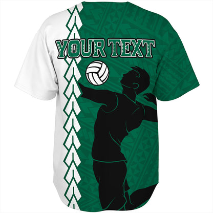 Hawaii Baseball Shirt Custom Men Volleyball Polynesia Tattoo