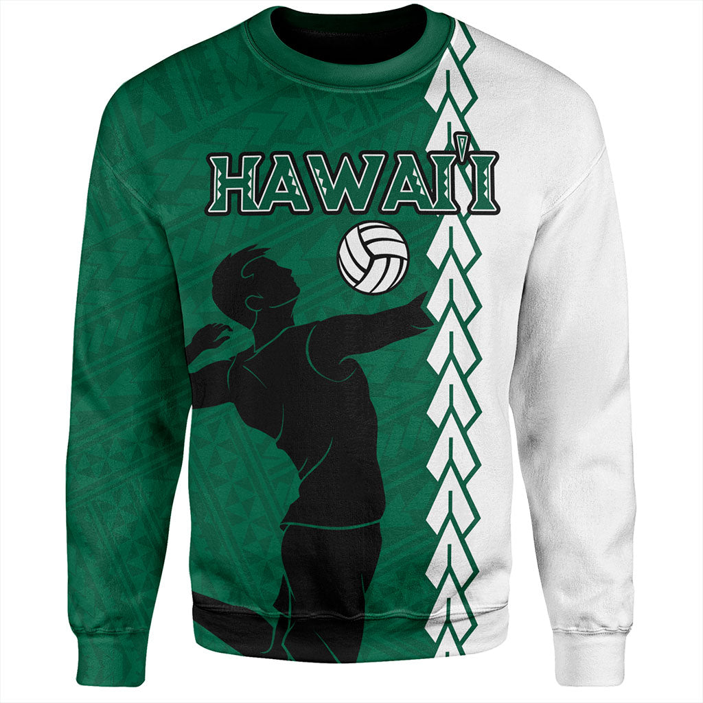 Hawaii Sweatshirt Custom Men Volleyball Polynesia Tattoo