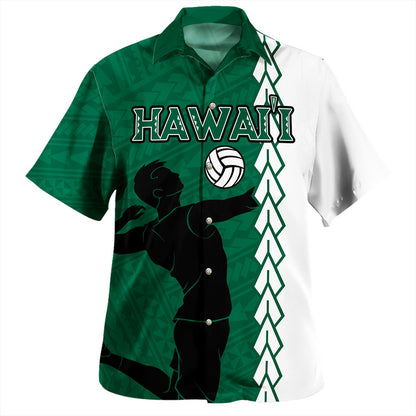 Hawaii Hawaiian Shirt Custom Men Volleyball Polynesia Tattoo