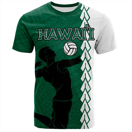 Hawaii T-Shirt Custom Men Volleyball Polynesia Tattoo