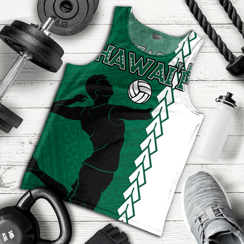 Hawaii Tank Top Custom Men Volleyball Polynesia Tattoo