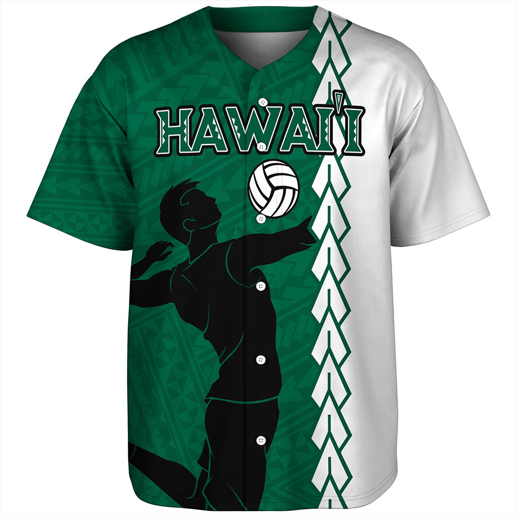 Hawaii Baseball Shirt Custom Men Volleyball Polynesia Tattoo