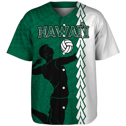 Hawaii Baseball Shirt Custom Men Volleyball Polynesia Tattoo