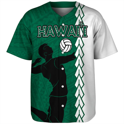 Hawaii Baseball Shirt Custom Men Volleyball Polynesia Tattoo