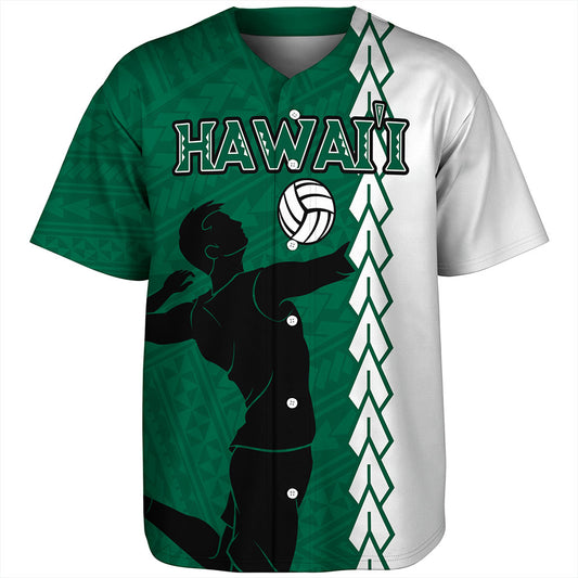 Hawaii Baseball Shirt Custom Men Volleyball Polynesia Tattoo