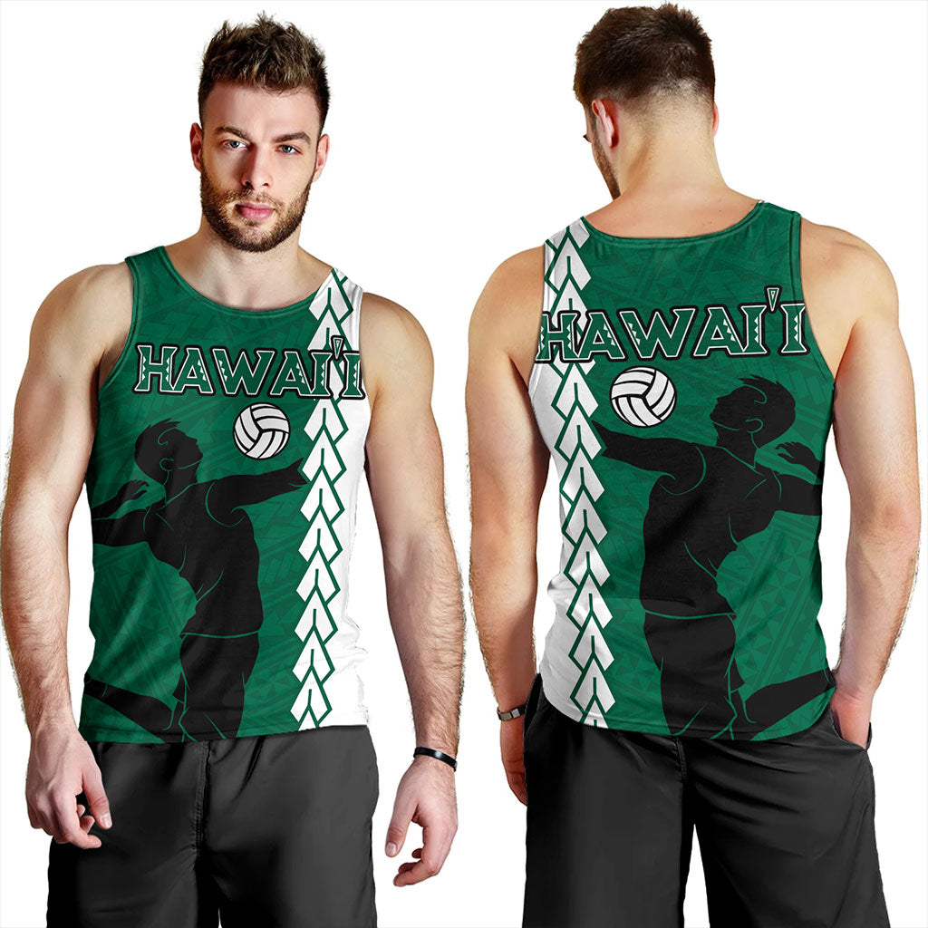 Hawaii Tank Top Custom Men Volleyball Polynesia Tattoo