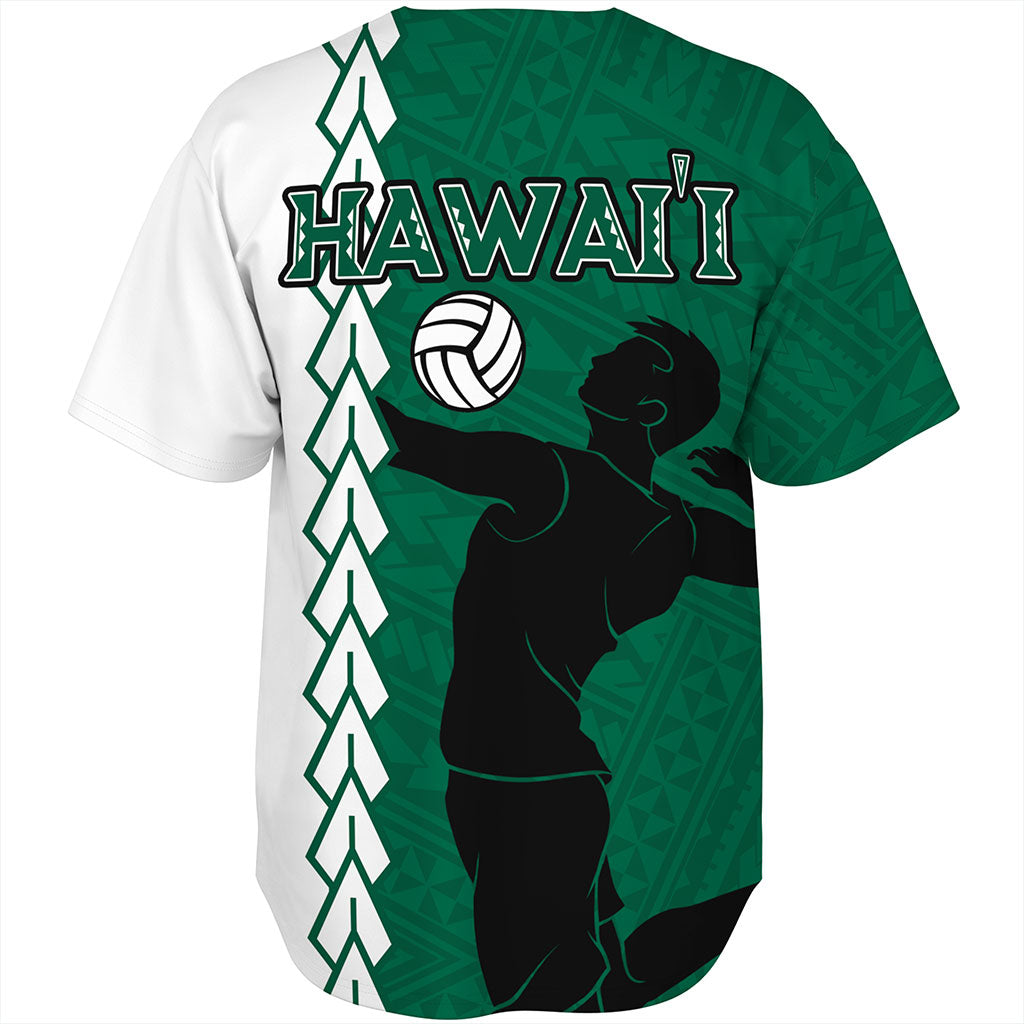 Hawaii Baseball Shirt Custom Men Volleyball Polynesia Tattoo