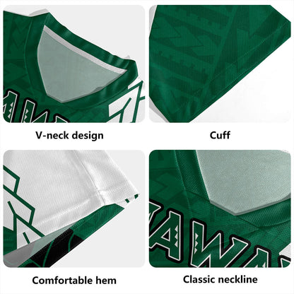 Hawaii Rugby Jersey Custom Men Volleyball Polynesia Tattoo