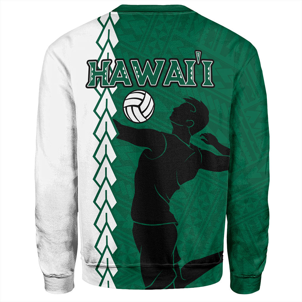 Hawaii Sweatshirt Custom Men Volleyball Polynesia Tattoo