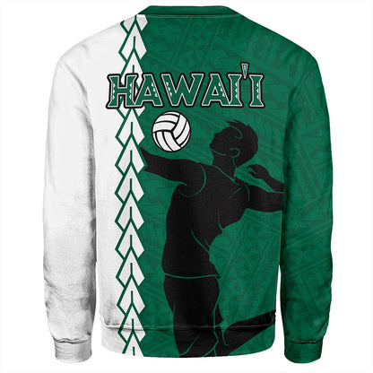Hawaii Sweatshirt Custom Men Volleyball Polynesia Tattoo