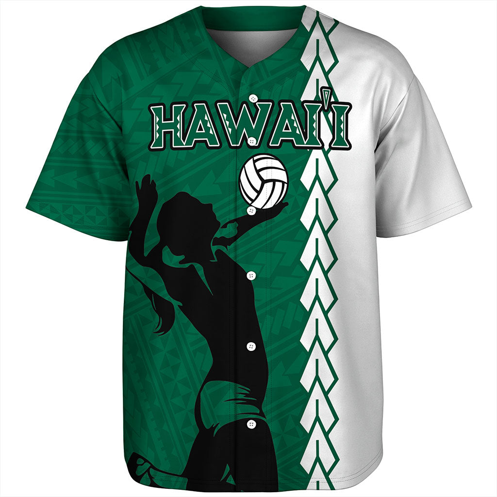 Hawaii Baseball Shirt Custom Women Volleyball Polynesia Tattoo
