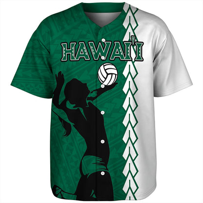Hawaii Baseball Shirt Custom Women Volleyball Polynesia Tattoo