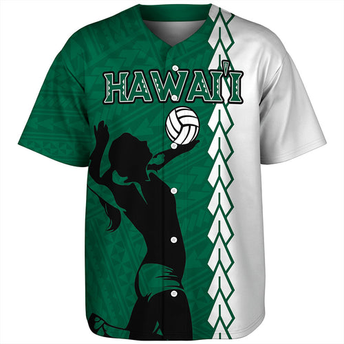 Hawaii Baseball Shirt Custom Women Volleyball Polynesia Tattoo
