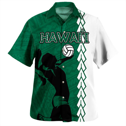 Hawaii Hawaiian Shirt Custom Women Volleyball Polynesia Tattoo