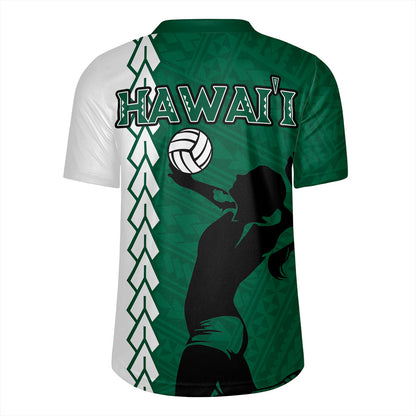 Hawaii Rugby Jersey Custom Women Volleyball Polynesia Tattoo