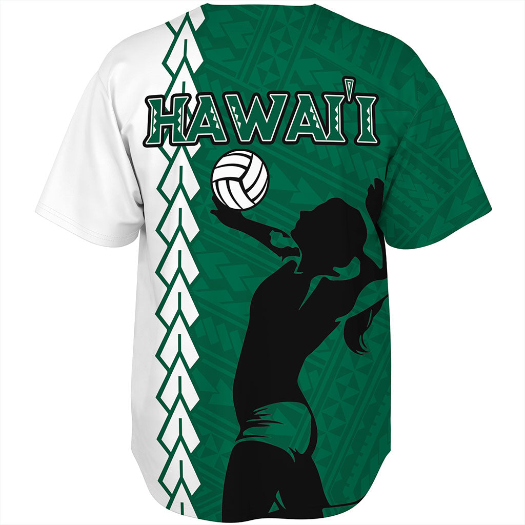 Hawaii Baseball Shirt Custom Women Volleyball Polynesia Tattoo
