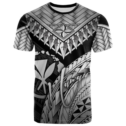 Hawaii Custom Personalised T-Shirt - Polynesian Necklace and Lauhala