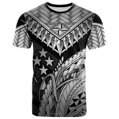 Kosrae Custom Personalised T-Shirt - Polynesian Necklace and Lauhala
