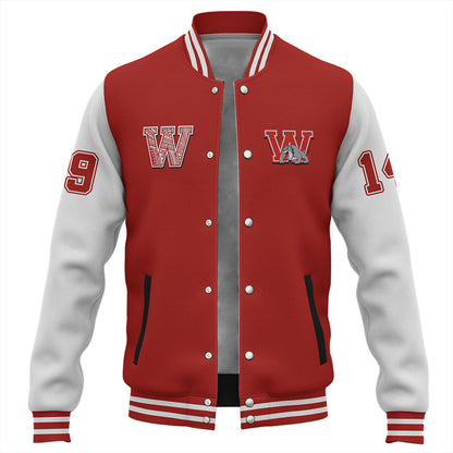 Hawaii Baseball Jacket Waialua High And Intermediate School Polynesian Letters Style