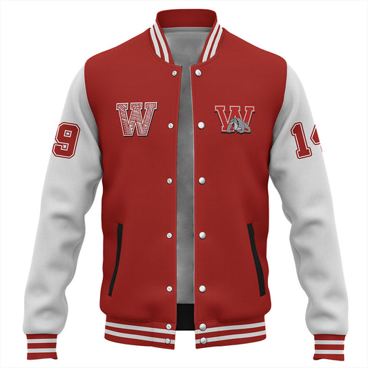 Hawaii Baseball Jacket Waialua High And Intermediate School Polynesian Letters Style