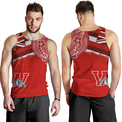 Hawaii Tank Top Waialua High and Intermediate School With Crest Style