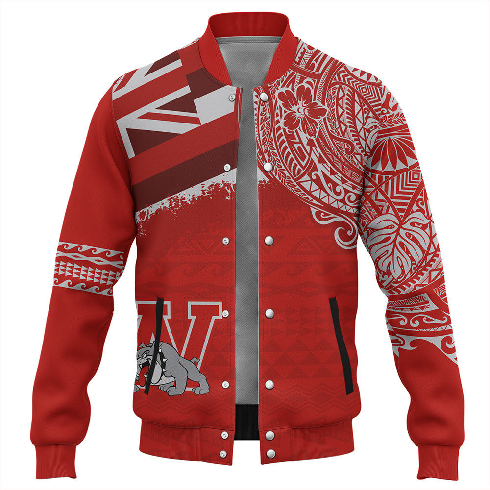 Hawaii Baseball Jacket Waialua High and Intermediate School With Crest Style