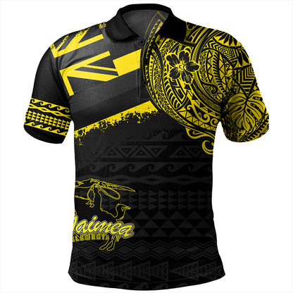 Hawaii Polo Shirt Waimea Elementary School With Crest Style