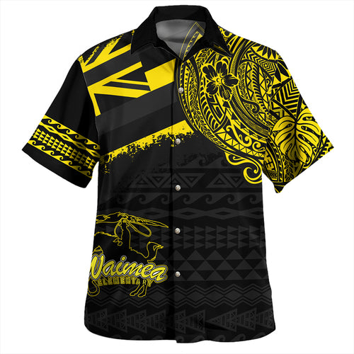 Hawaii Hawaiian Shirt Waimea Elementary School With Crest Style