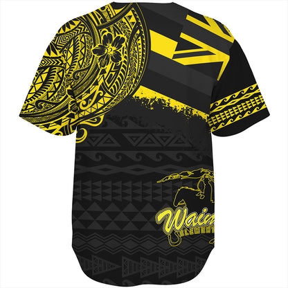 Hawaii Baseball Shirt Waimea Elementary School With Crest Style