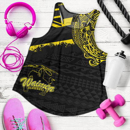 Hawaii Women Tank Waimea Elementary School With Crest Style