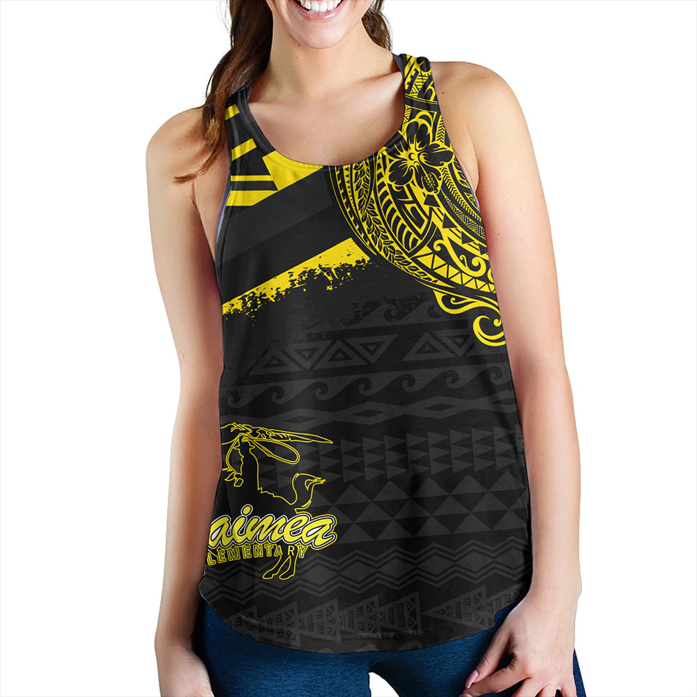 Hawaii Women Tank Waimea Elementary School With Crest Style