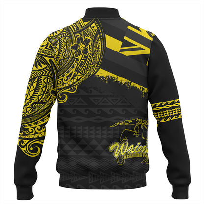 Hawaii Baseball Jacket Waimea Elementary School With Crest Style