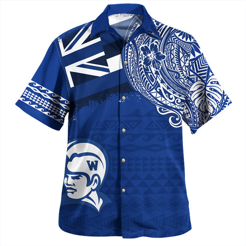 Hawaii Hawaiian Shirt Waimea High School With Crest Style