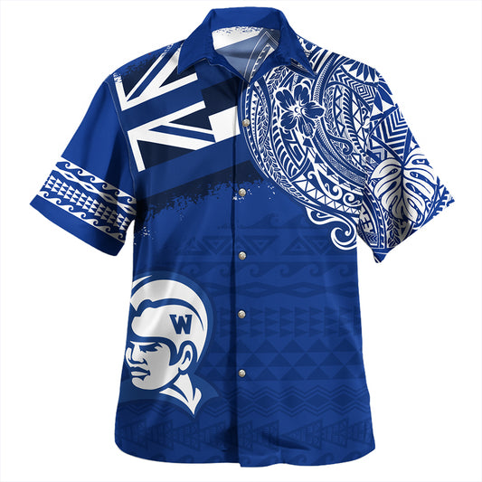 Hawaii Hawaiian Shirt Waimea High School With Crest Style