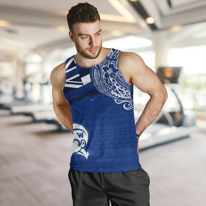 Hawaii Tank Top Waimea High School With Crest Style