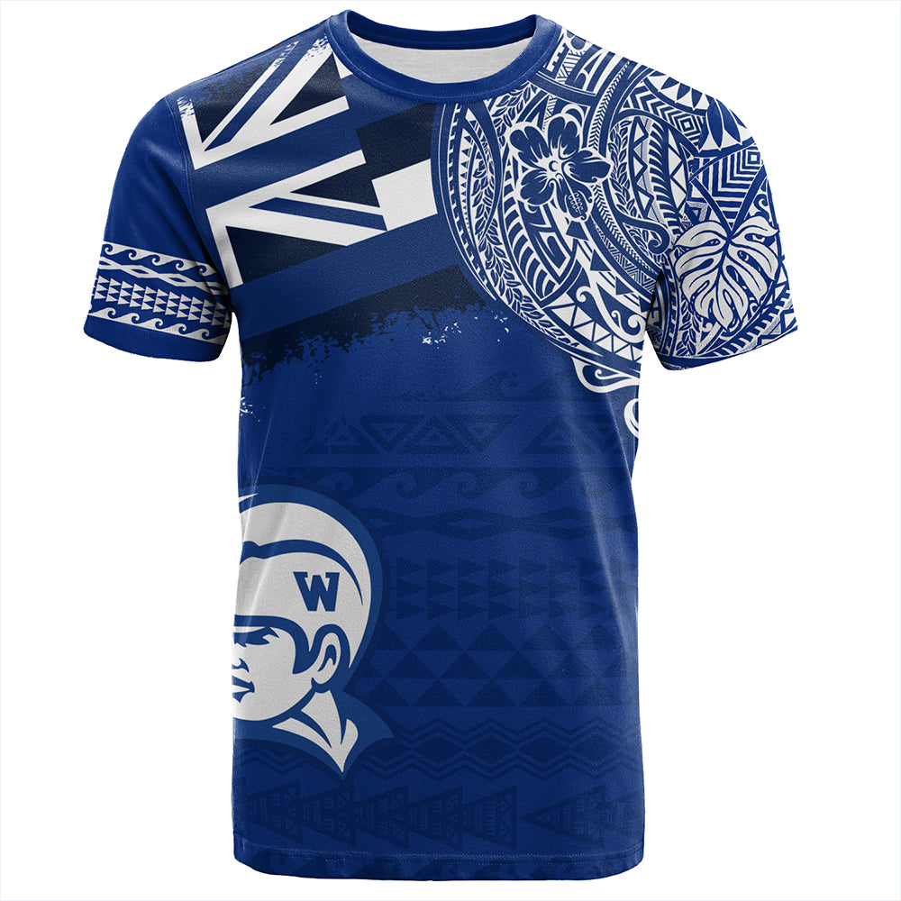 Hawaii T-Shirt Waimea High School With Crest Style