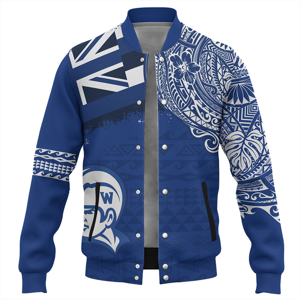 Hawaii Baseball Jacket Waimea High School With Crest Style