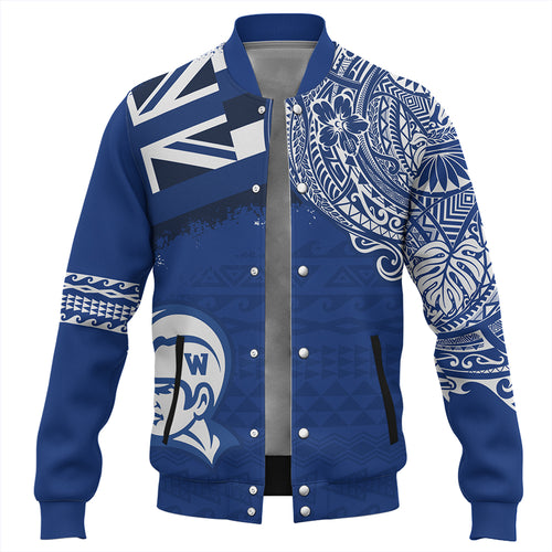 Hawaii Baseball Jacket Waimea High School With Crest Style