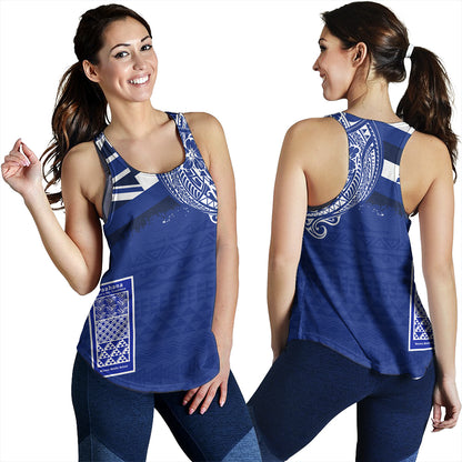 Hawaii Women Tank Waimea Middle Public Conversion Charter School With Crest Style