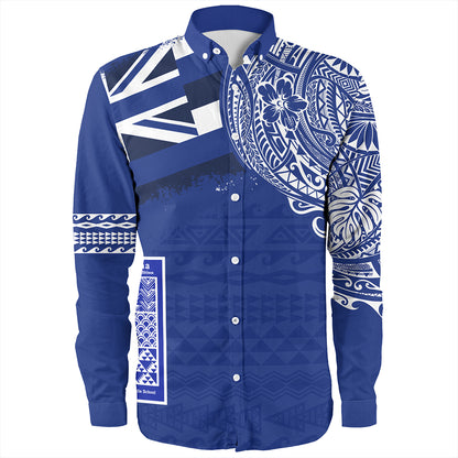 Hawaii Long Sleeve Shirt Waimea Middle Public Conversion Charter School With Crest Style