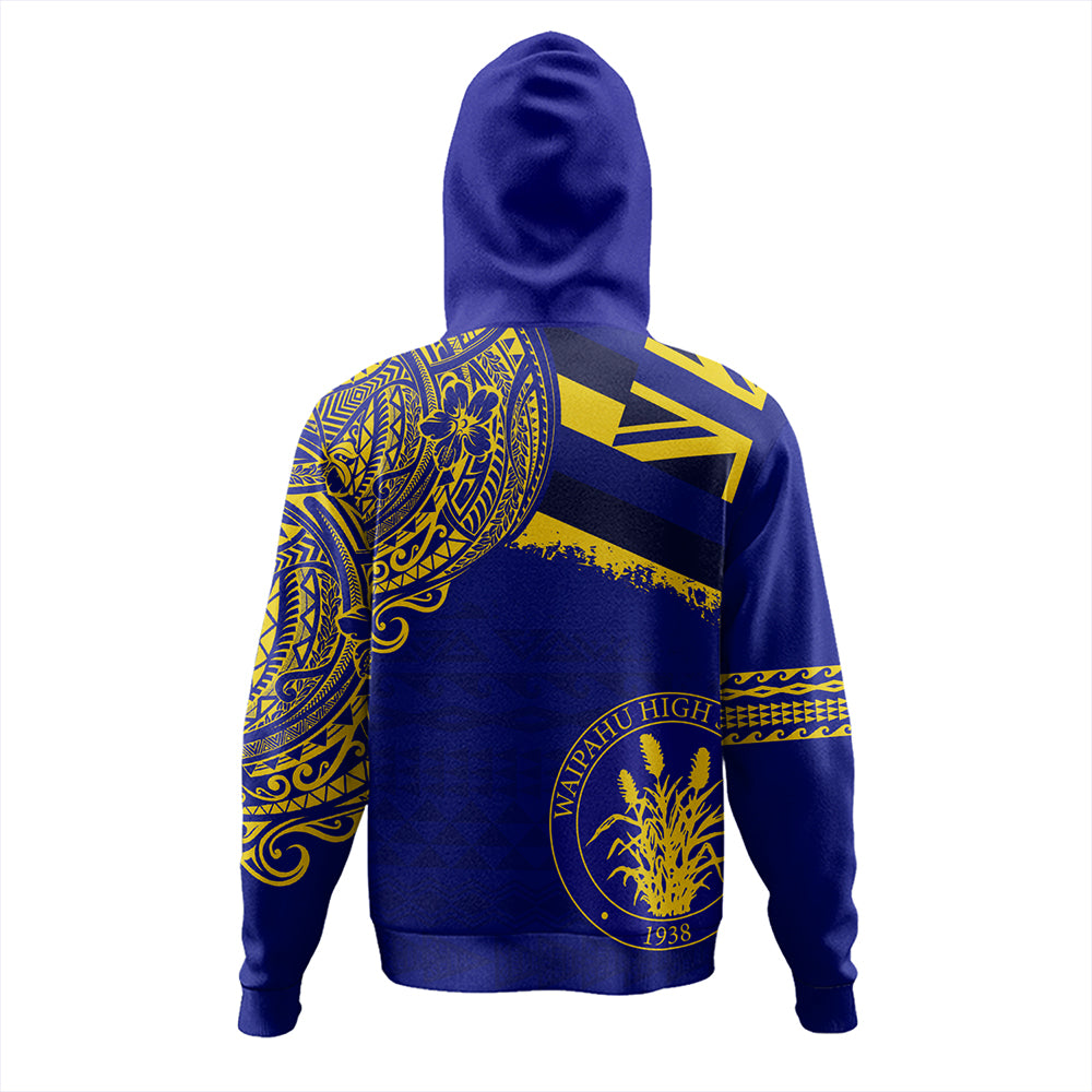 Hawaii Hoodie Waipahu High School With Crest Style