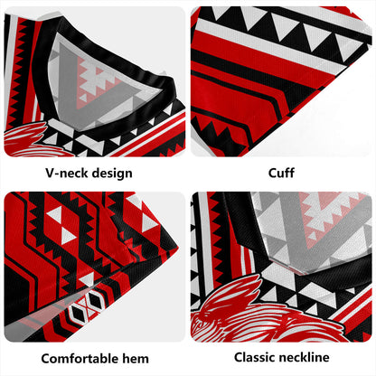 New Zealand Rugby Jersey Waitangi Day Kiwi Bird Pattern Fabric