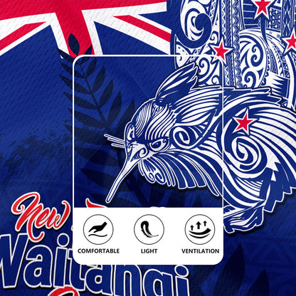 New Zealand Rugby Jersey Waitangi Day Maori Tribal Flag With Symbol National